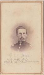 Photograph, Morris B. Wells 21st Michigan Infantry Civil War 