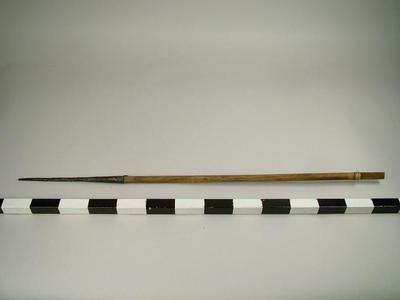 Wooden Shaft, With Iron Point