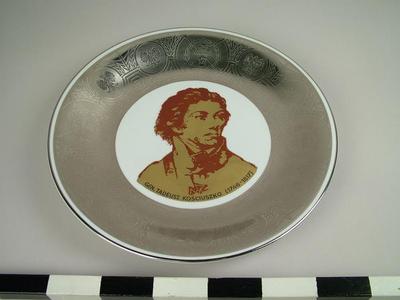 Plate, Commemorative, 'kosciuszko'