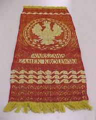Tapestry, Metallic Polish Eagles On Wine Fabric