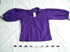 Man's Purple Peasant's Tunic Replica Costume