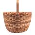 Basket With Carved Handle