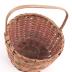 Basket With Carved Handle