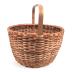 Basket With Carved Handle