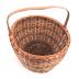 Basket With Carved Handle