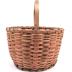 Basket With Carved Handle