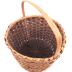 Basket With Carved Handle
