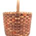 Basket With Carved Handle