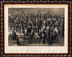 Lithograph, Prohibition Party Leaders Of 1884