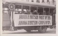Postcard, G.A.R. veterans Amara B. Watson post