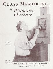 Brochure, American Seating Company Woodcarving Studios, Class Memorials of Distinctive Character