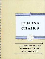 Trade Catalog, American Seating Company, Folding Chairs