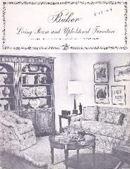 Trade Catalog, Baker Furniture Living Room and Upholstered Furniture