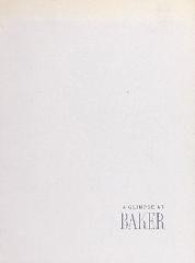 Trade Catalog, Baker Furniture Inc., A Glimpse At Baker
