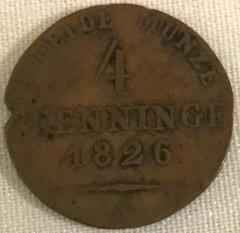 Coin, 4 Pfennig 