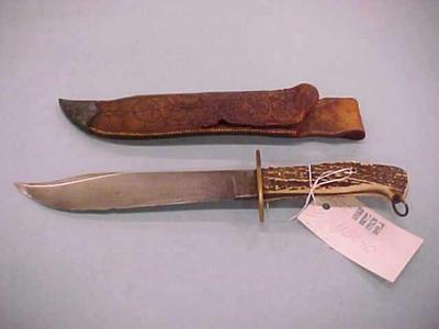 Bowie Knife And Sheath