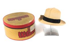 Panama Hat and Box