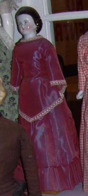 Doll, Glazed China Head
