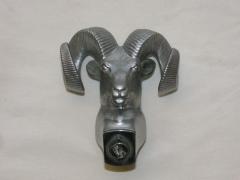 Hood Ornament, Mascot,  1980 Dodge Ram