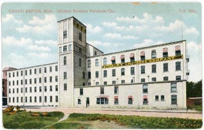Postcard, Stickley Brothers Furniture Company