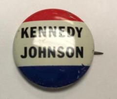 Pin-Back Button, Kennedy &amp; Johnson