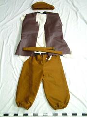 Boy's Robin Hood Or Peasant 5 Piece Costume