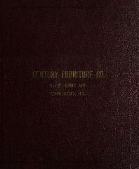 Trade Catalog, Century Furniture Company