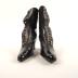 Shoes, Ladies' Black High-button (pr.) 