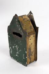 Bank, Tin, Gold Colored