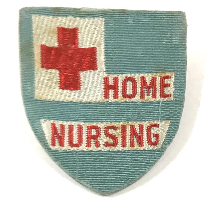 Pin-Back Button, Red Cross