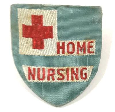 Pin-Back Button, Red Cross