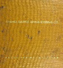 Trade Catalog, Grand Rapids Upholstering Company