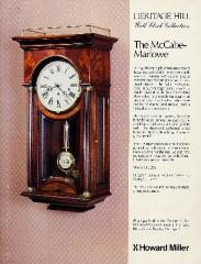 Trade Catalog, Howard Miller Clock Company, Heritage Hill Wall Clock Collection
