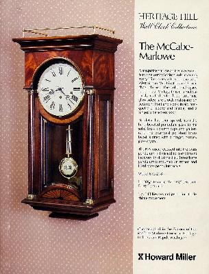 Trade Catalog, Howard Miller Clock Company, Heritage Hill Wall Clock Collection