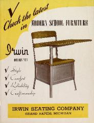 Trade Catalog, Irwin Seating Company, Modern School Furniture