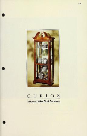 Trade Catalog, Howard Miller Clock Company, Curious