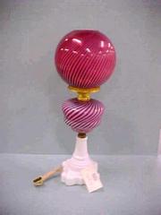 Milk Glass Table Lamp