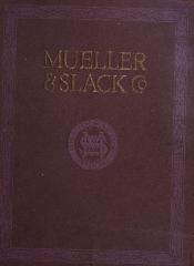 Trade Catalog, Mueller and Slack Company, Upholstered Furniture
