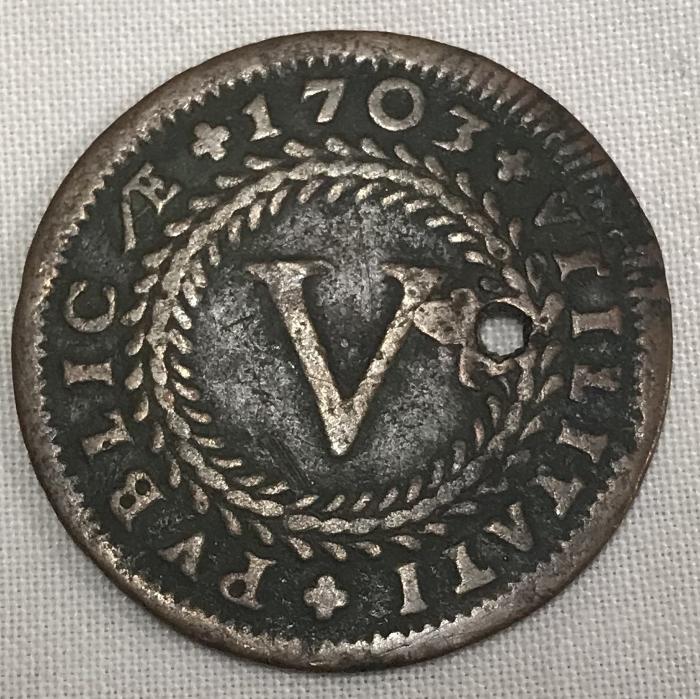 Coin, 5 Reis