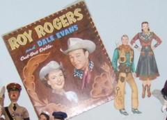 Paper Doll, Dale Evans, 1 Outfit, And Folder