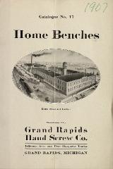 Trade Catalog, Grand Rapids Hand Screw Company, No. 17, Home Benches