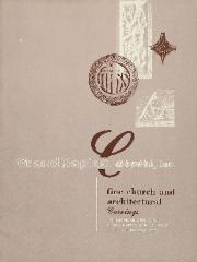 Trade Catalog, Grand Rapids Carvers, Inc., Fine Church and Architectural Carvings