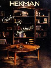 Trade Catalog, Hekman Furniture Company, October '79 Additions