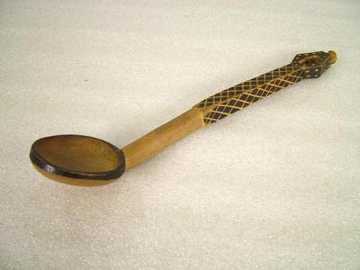 Wooden Ladle Or Serving Spoon, Africa