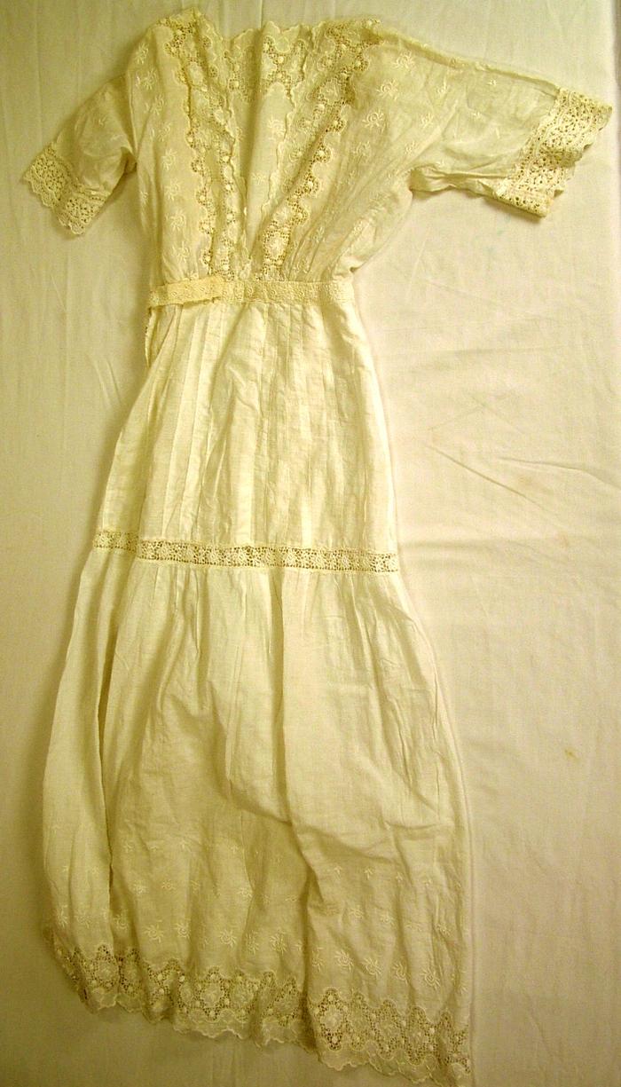 Woman's White Lawn Day Dress
