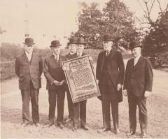 Photograph, 100th Furniture Market, Presentation Of Invitation To Calvin Coolidge, President Of The United States In 1928
