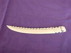Letter Opener With Carved Elephant