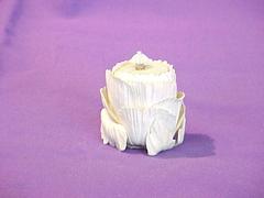 Carved Lotus Flower Jar With Lid (2 Pcs.)