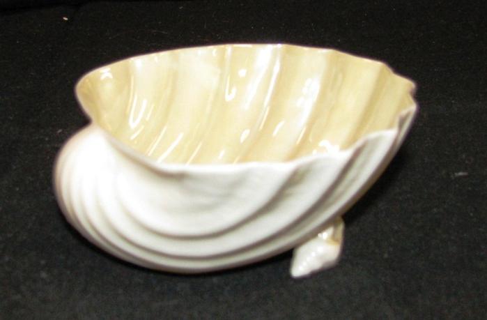Neptune Shell Dish.  Two Legs, Made Of Small Shells.