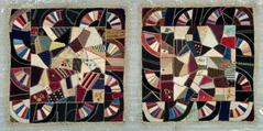 Couch Or Table Cover,(2), Crazy Quilt